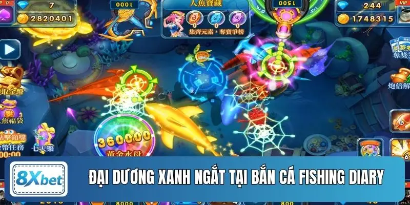 Đại dương xanh ngắt tại bắn cá Fishing Diary