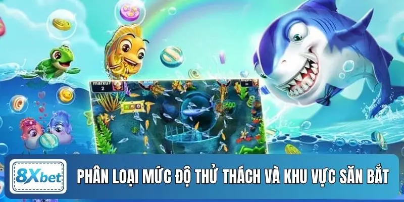 Phân loại mức độ thử thách và khu vực săn bắt