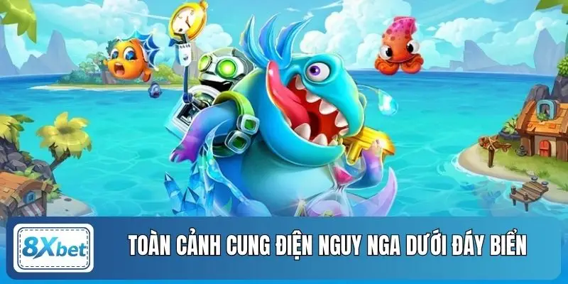 Toàn cảnh cung điện nguy nga dưới đáy biển