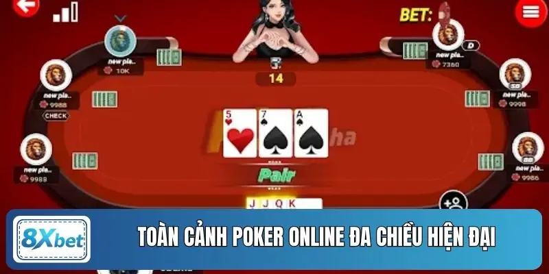 Toàn cảnh Poker Online đa chiều hiện đại